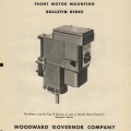 WOODWARD SI SUBMARINE GOVERNOR FOR GENERAL MOTORS DIESEL ENGINES